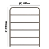 6 Bar Heavy Duty 32NB Farm Gate